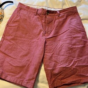 Old Navy Red Flat Front Shorts